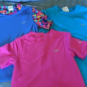 Speedo sun/swim shirts, M/L